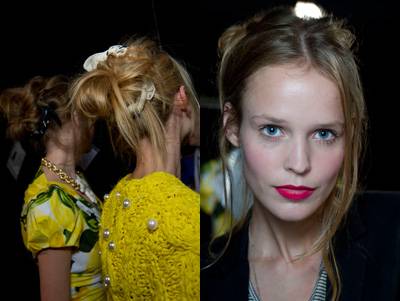 Fresh and Fun Hair for Moschino Cheap and Chic