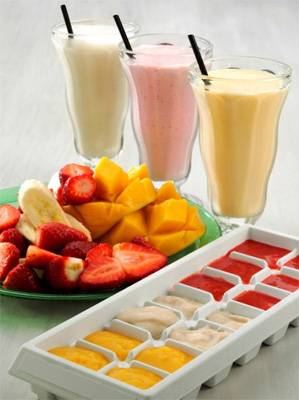 Frozen Fruit Yoghurt Smoothies