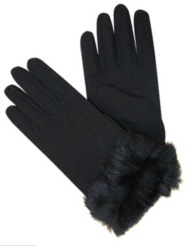 Fur Trim Gloves