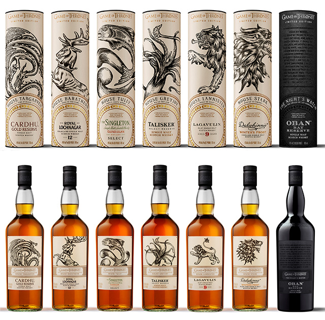 Game of Thrones Single Malt Scotch Whisky Collection