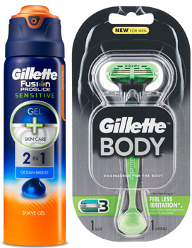 Gillette BODY Packs