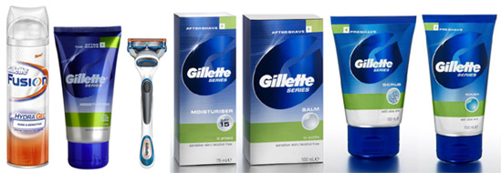 Gillette Series Shave Care packs