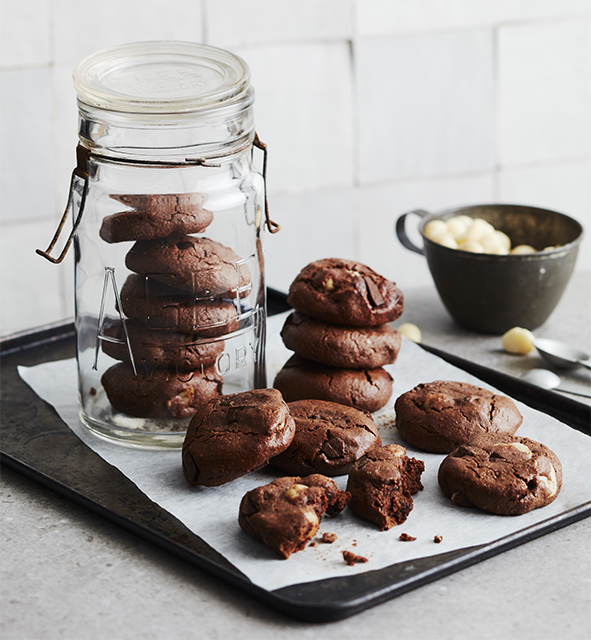 Choc-Ginger Cookies