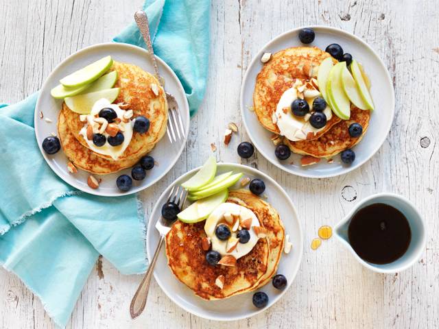 Apple & Almond Pancakes