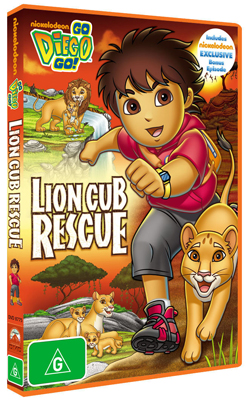 Go Diego Go Lion Cub Rescue DVD