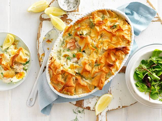 Salmon and White Fish Pie