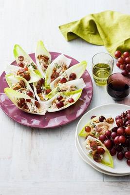 Grape and Chicken Salad Bites