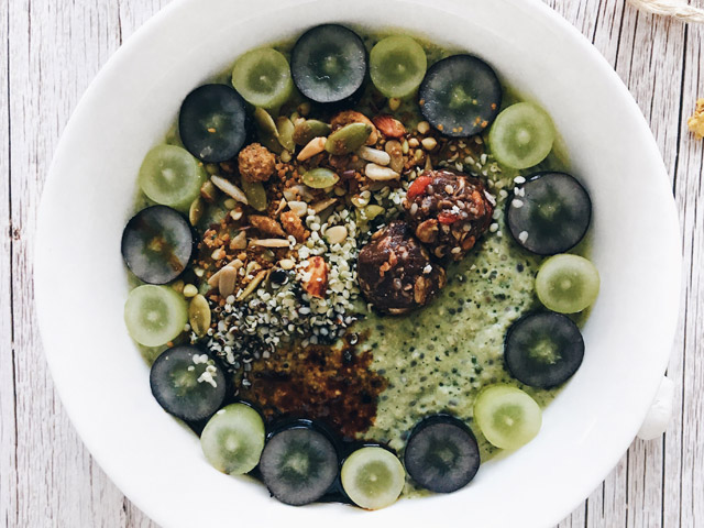 Overnight Matcha Chia Oatbran