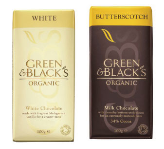 Green & Black's New Organic Chocolate Flavours