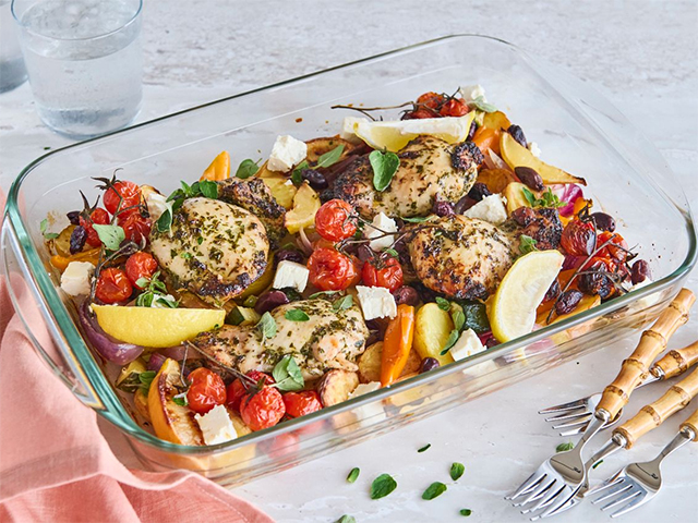 Greek Chicken Traybake
