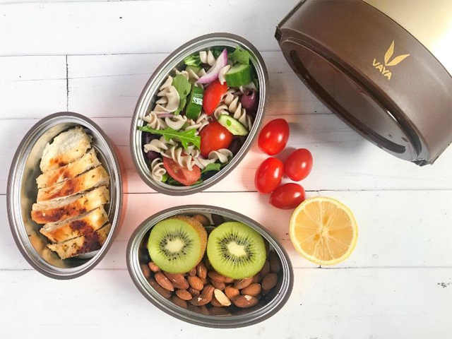 Greek Pasta Salad with Chicken