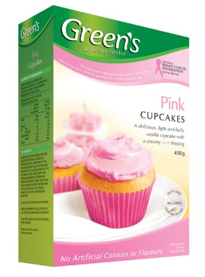 Green's Pink Cupcakes supporting Breast Cancer