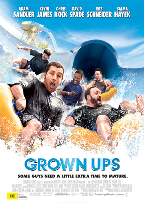 Adam Sandler, Kevin James, Chris Rock, David Spade & Rob Schneider Grown Ups