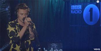 Harry Styles UK BBC Radio 1 Live Lounge Session