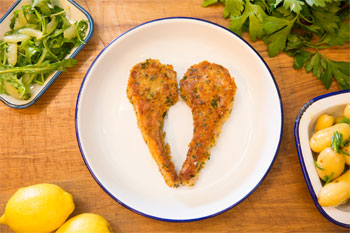 Mike Eggert's Heart-Shaped Lamb Cutlets