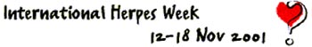 International Herpes Week (12-18 November)