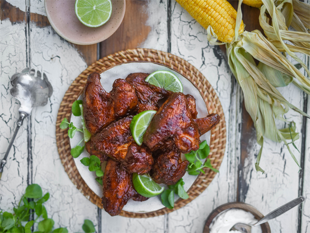 Hickory Smoked Chicken Wings