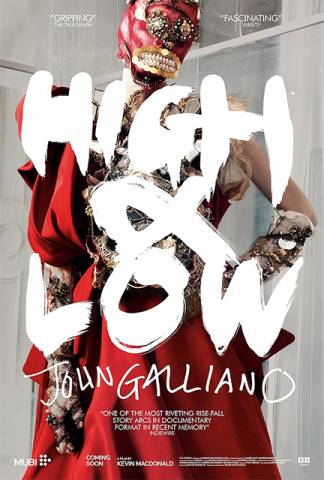 High & Low - John Galliano Movie Tickets
