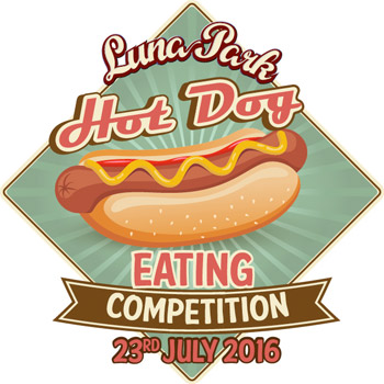 Melbourne's Luna Park Hot Dog Eating Competition