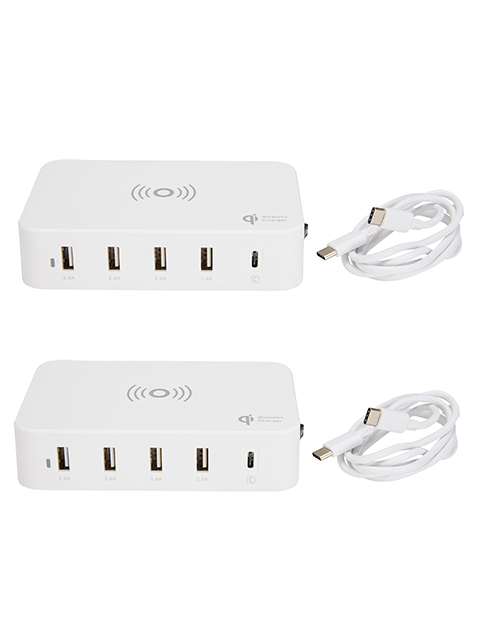 Win HPM USB & Wireless Charging Hub