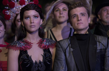 Jennifer Lawrence and Josh Hutcherson The Hunger Games: Catching Fire