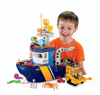 Imaginext Ocean Boat Play Sets