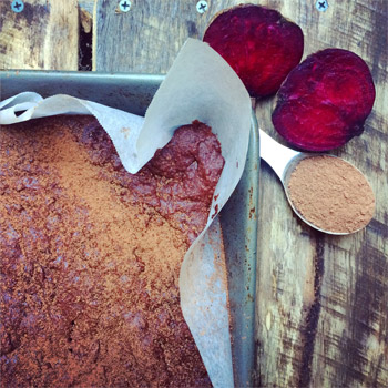 Fudgey Cacao and Beetroot Superfood Brownie