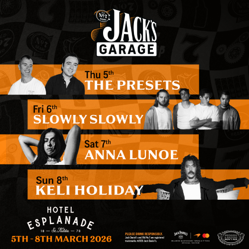 From The Presets to Keli Holiday - Jack's Garage Returns with 4 Free Race Week Gigs at The Espy