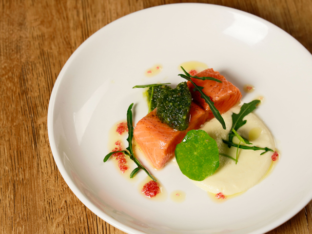 Confit NZ King Salmon