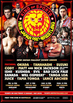 Japan Pro Wrestling Fallout Down Under Tour