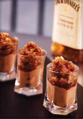 Jack Daniel's Tennessee Honey Snow with Chocolate and Banana Cream