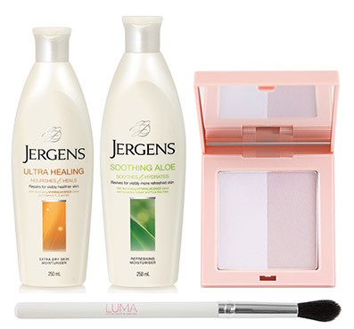 Jergens Skincare & Luma Cosmetics Packs