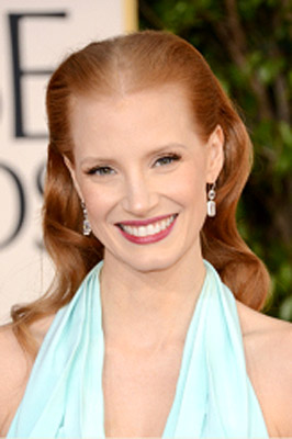 Jessica Chastain Wins the 2013 Golden Globes Award for Best Actress