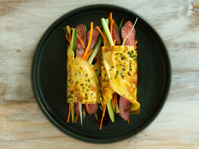 Grilled Five-Spice Steak Jianbing