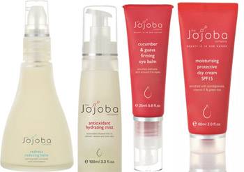 The Jojoba Company's Products with Green Tea