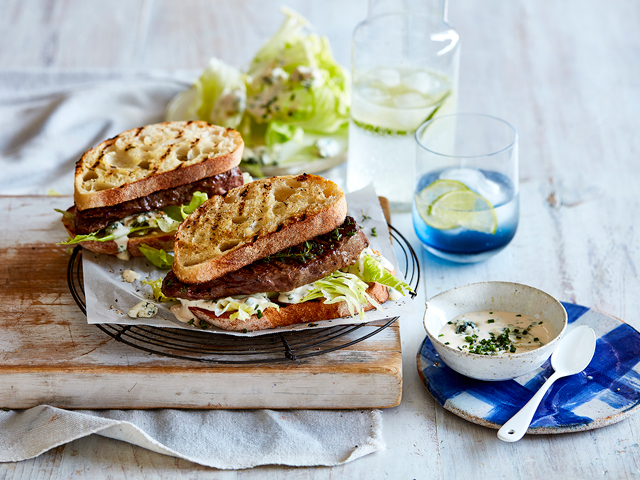 Jack Stein's Steak Sandwich with Blue Cheese Ranch