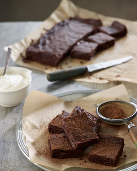 Fudgy Yogurt Brownies