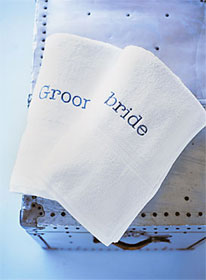 Just Weddings Towels