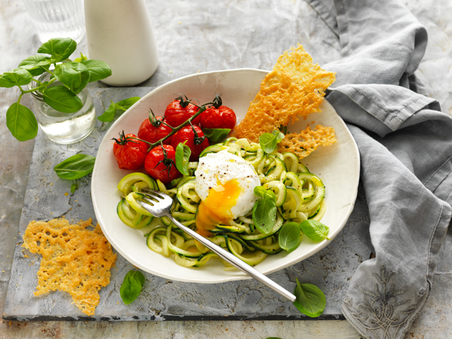 Keto-Friendly Zoodles and Egg Salad