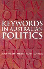 Keywords in Australian Politics