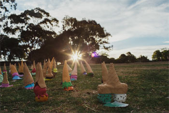 Sculptures at Killalea