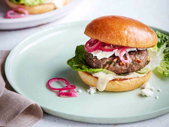 Lamb, Dill & Pine Nut Burger