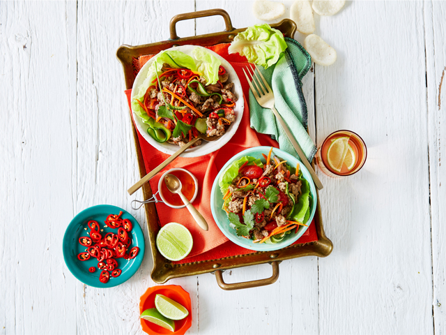 Vietnamese Style Lamb Mince Salad