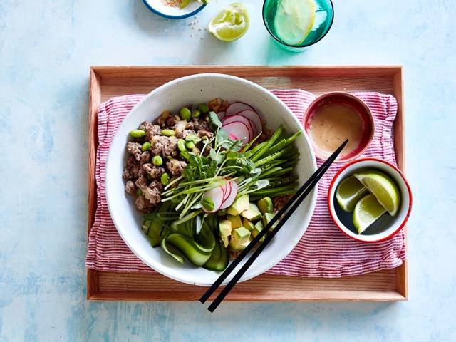 Japanese Miso Lamb Bowl