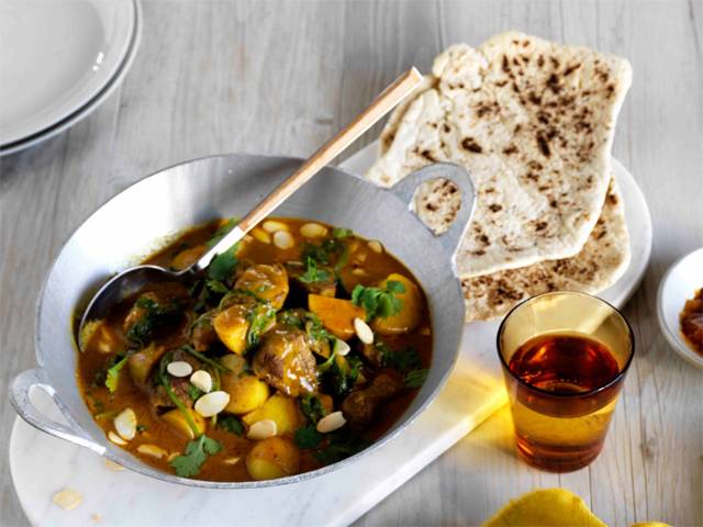 Lamb, Potato and Spinach Curry