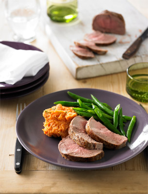 Lamb Mini Roast with Sweet Potato Mash