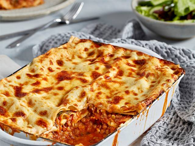 Pumpkin & Lentil Lasagne