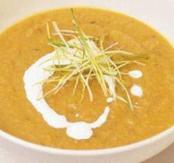 Leek, Cumin and Sweet Potato Soup