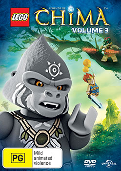LEGO® Legends of Chima Vol 3 DVDs