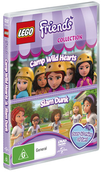 Lego Friends . Camp Wild Hearts & Slam Dunk DVDs
